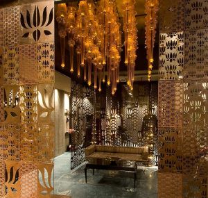 Interior use of metal - retail project