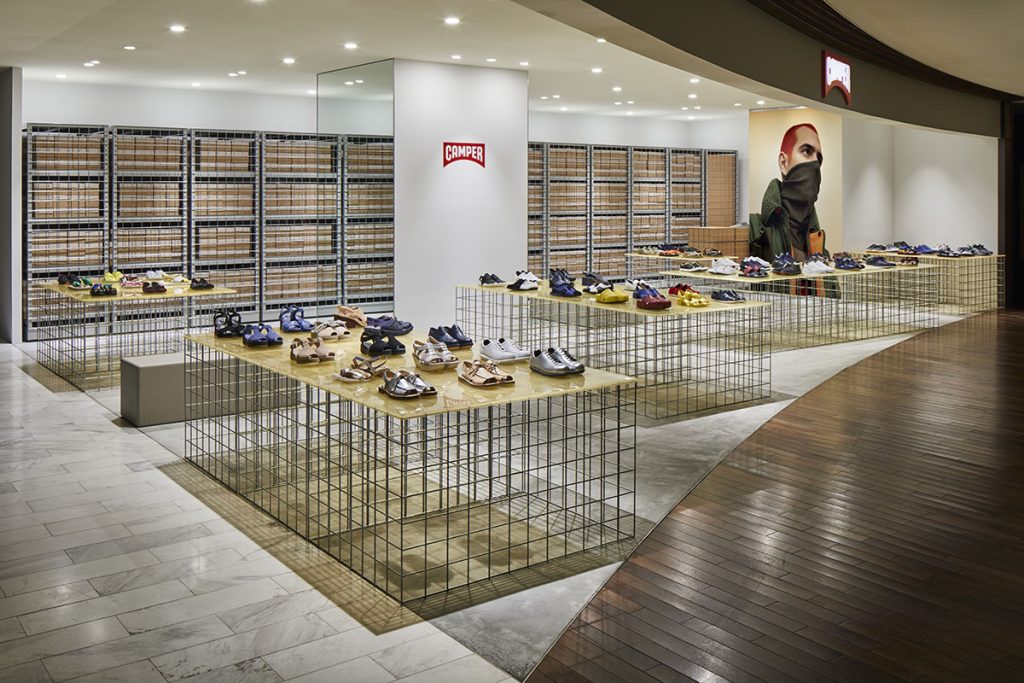 Interior use of metal - retail project