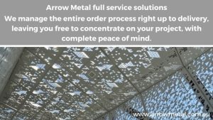 Ordering perforated metal, woven or welded wire mesh - full service solutions by Arrow Metal