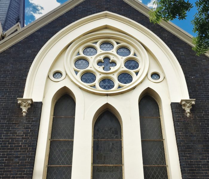 Brass Mesh Window Screens: St Paul’s Church, Armidale