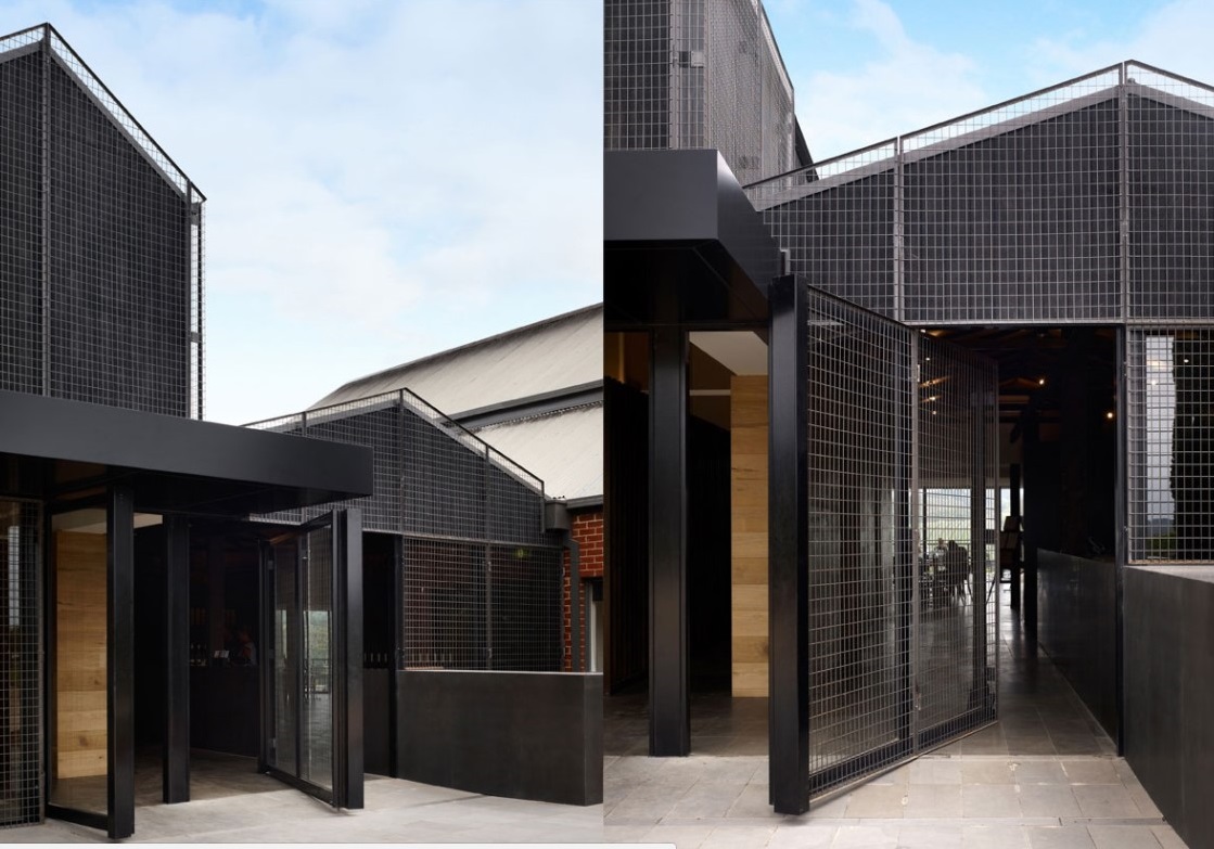 Wire Mesh Trends SeeThrough Style Arrow Metal