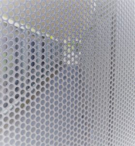 Perforated metal walkway panels - gosford hospital