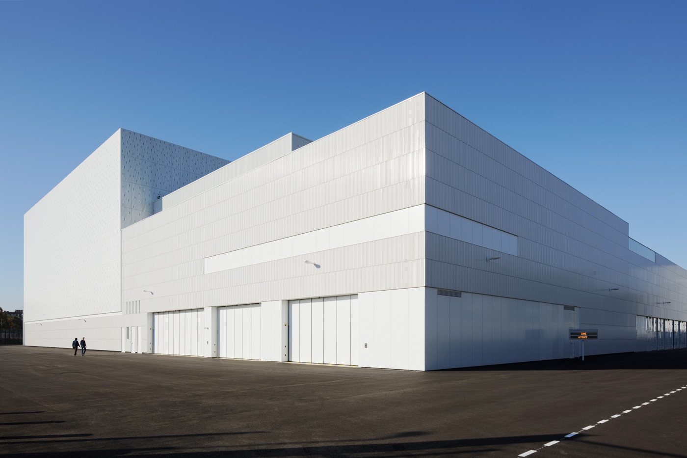 White perforated metal