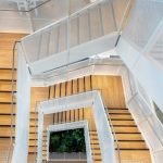 Perforated mild steel balustrade: 100 Mount Street, North Sydney