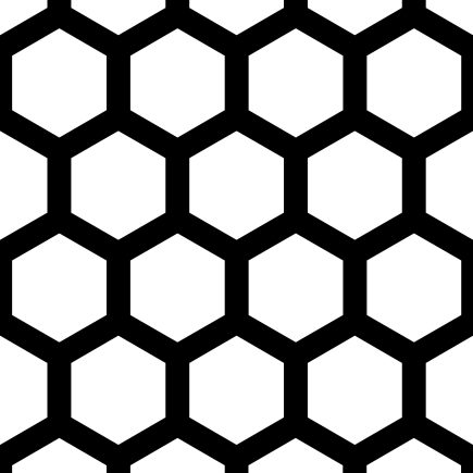 Pattern-622 - 20mm hexagon perforated metal