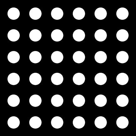 Pattern242 - 9mm round holes perforated metal