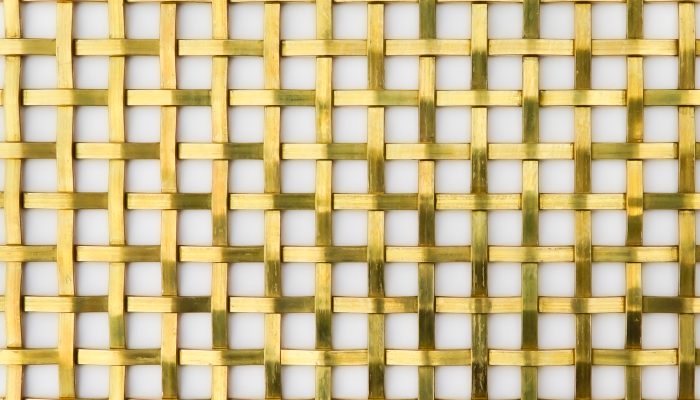 New Woven Brass Mesh Design: Bold Luxury Style